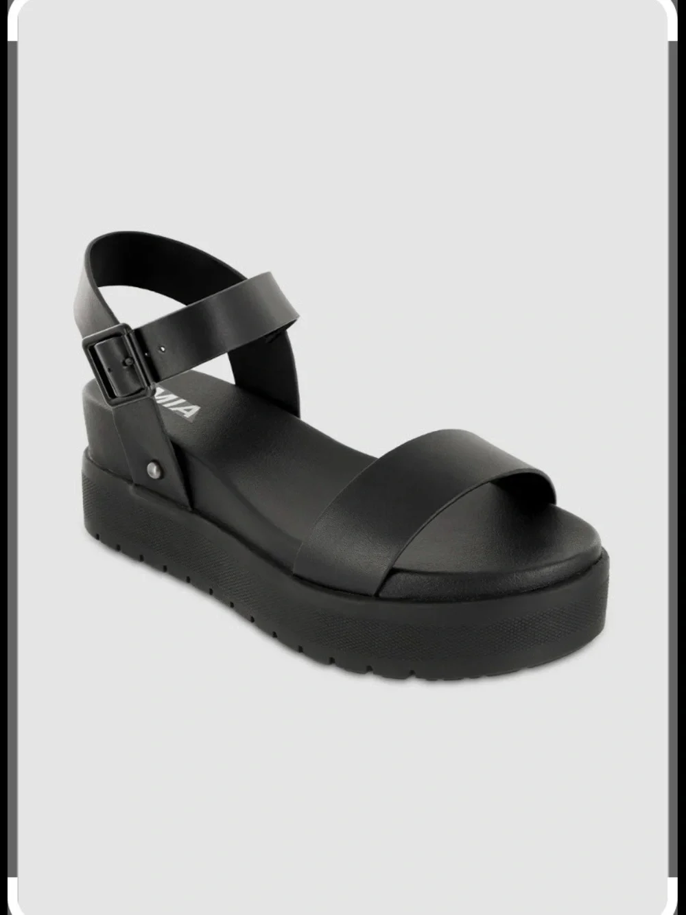 Women’s New MIA Kayci Black Platform Sandals
